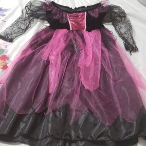 Black and pink Halloween dress